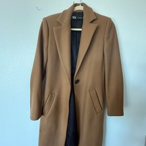 Zara Women’s Tan Coat
